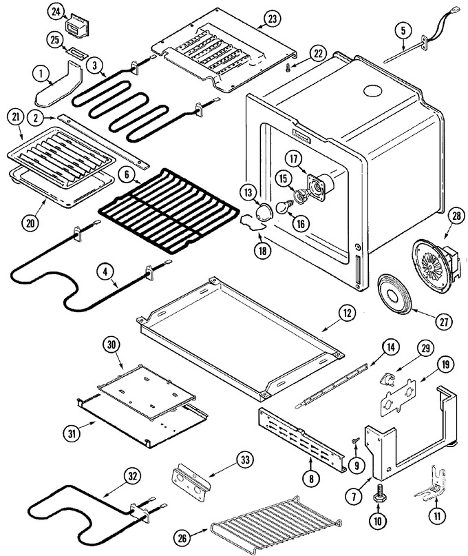 Diagram for JER8850BAW