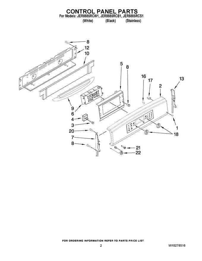 Diagram for JER8885RCB1