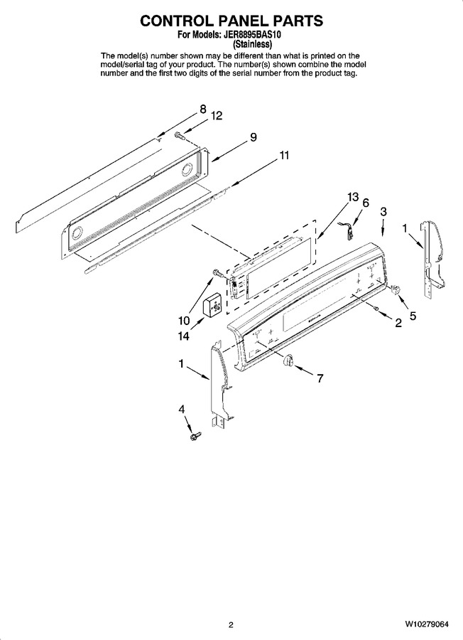 Diagram for JER8895BAS10