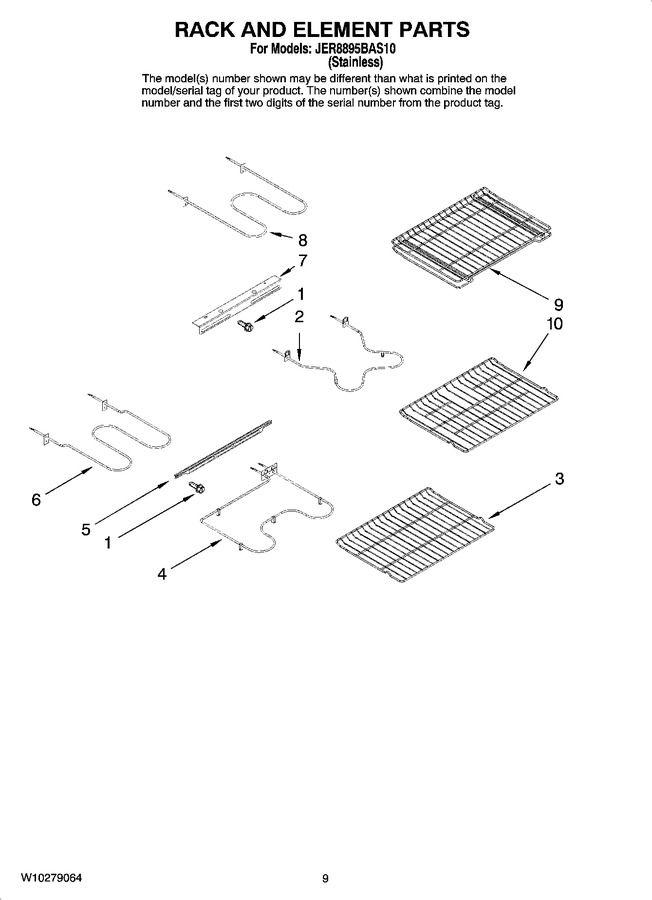 Diagram for JER8895BAS10