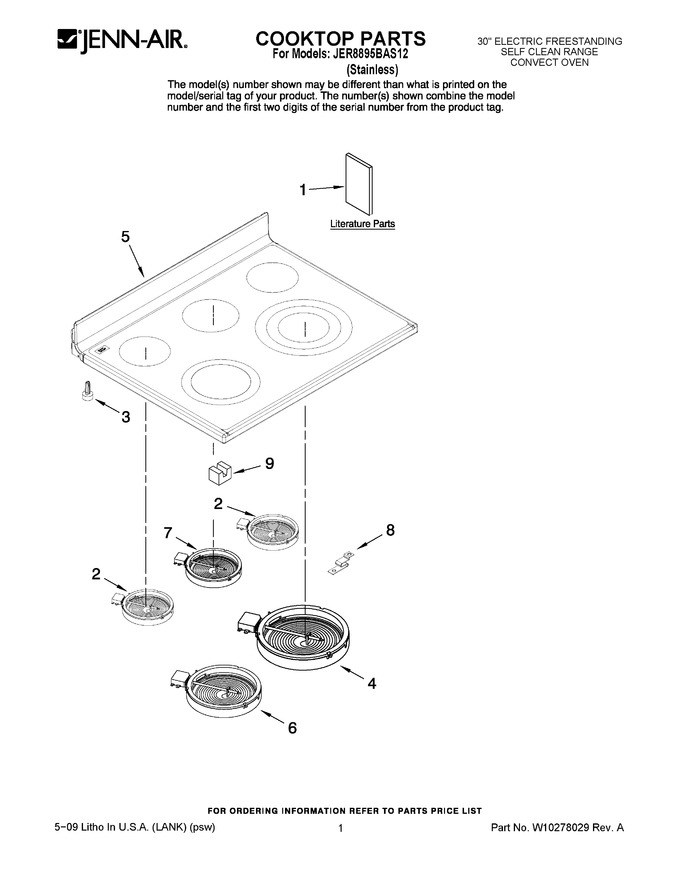 Diagram for JER8895BAS12