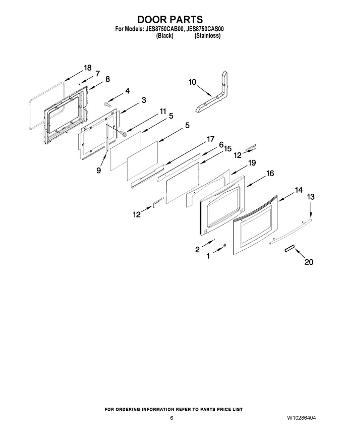 Diagram for JES8750CAS00