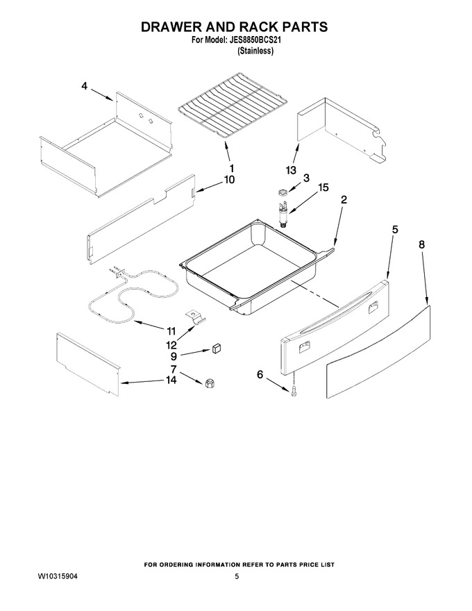 Diagram for JES8850BCS21