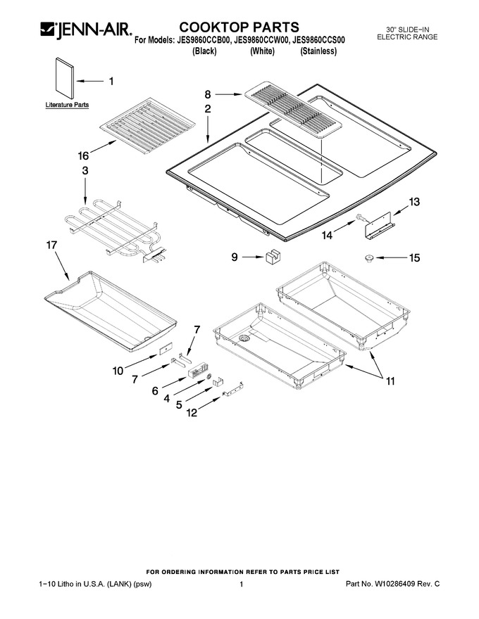 Diagram for JES9860CCW00