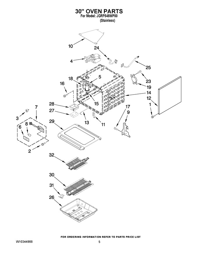 Diagram for JGRP548WP00