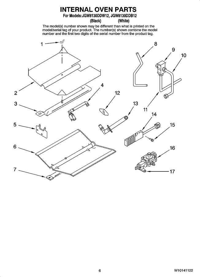 Diagram for JGW8130DDW12