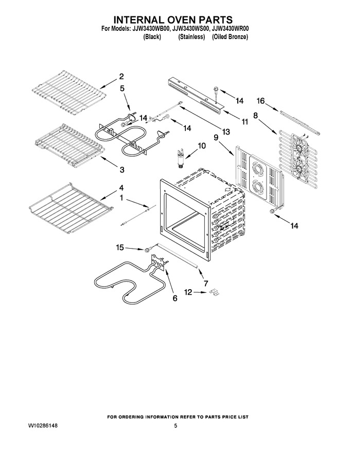 Diagram for JJW3430WB00