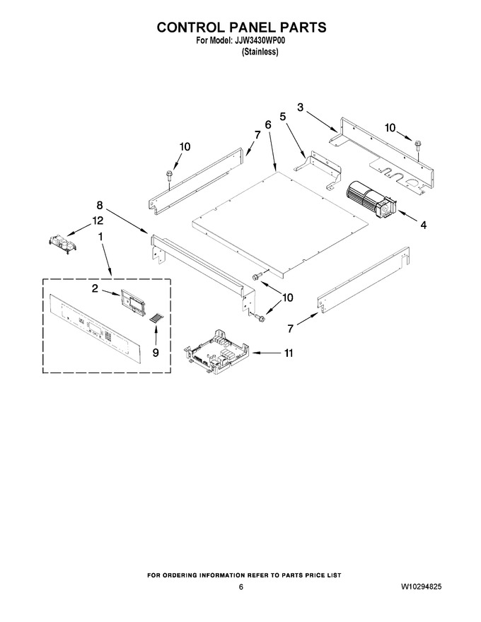 Diagram for JJW3430WP00