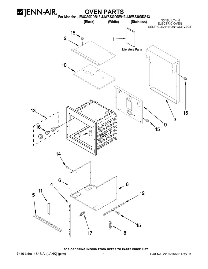 Diagram for JJW8330DDS13