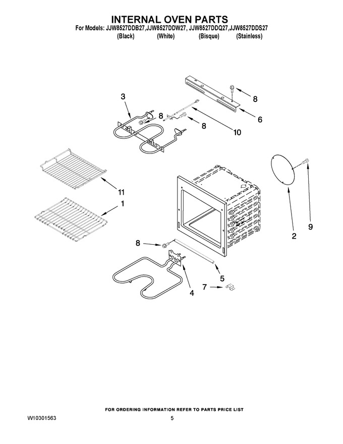 Diagram for JJW8527DDW27