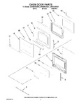 Diagram for 02 - Oven Door Parts