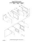 Diagram for 02 - Oven Door Parts