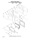 Diagram for 02 - Oven Door Parts