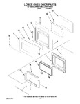 Diagram for 04 - Lower Oven Door Parts