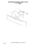 Diagram for 05 - Microwave Control Panel Parts