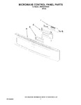 Diagram for 05 - Microwave Control Panel Parts