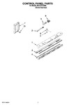 Diagram for 05 - Control Panel Parts