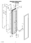 Diagram for 10 - Freezer Door Parts