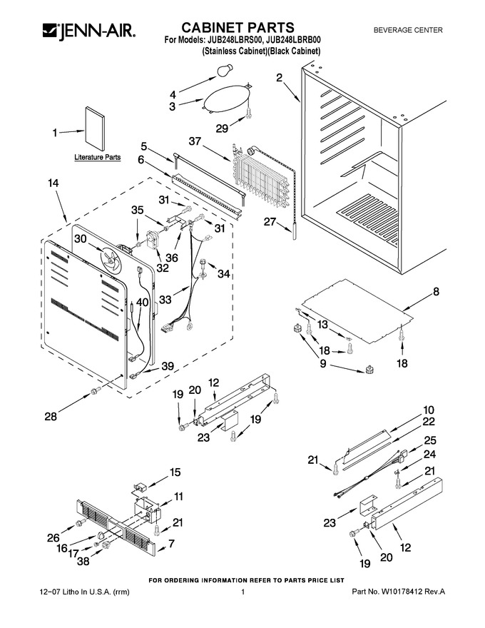 Diagram for JUB248LBRB00