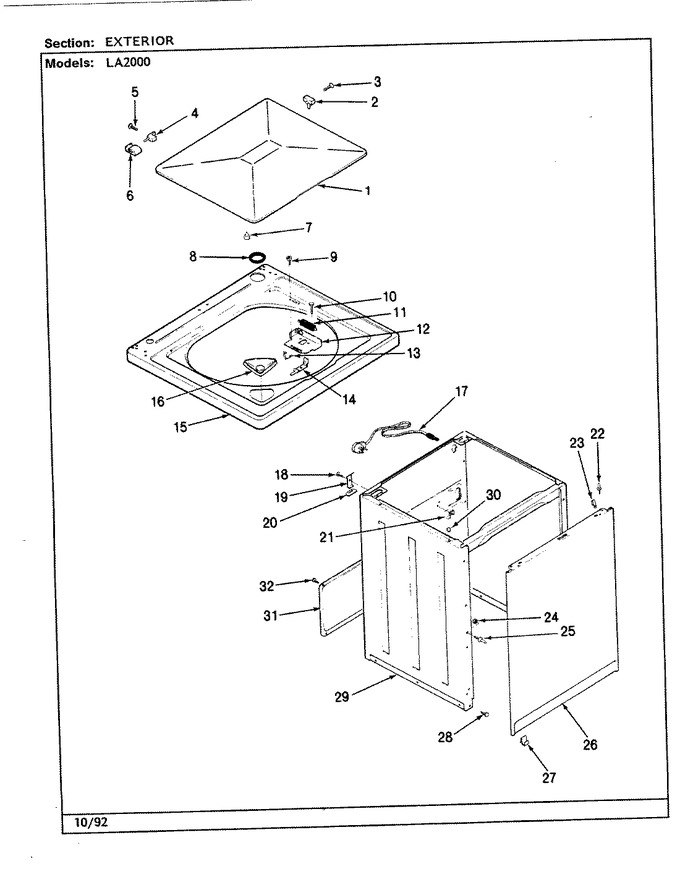 Diagram for LA2000