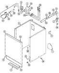 Diagram for 02 - Cabinet (lat9704aam & Abm)