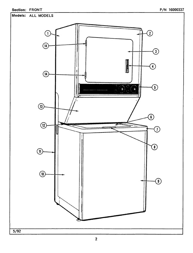 Diagram for LSG7800ABW