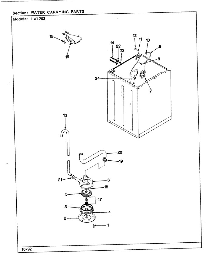 Diagram for LWL203H