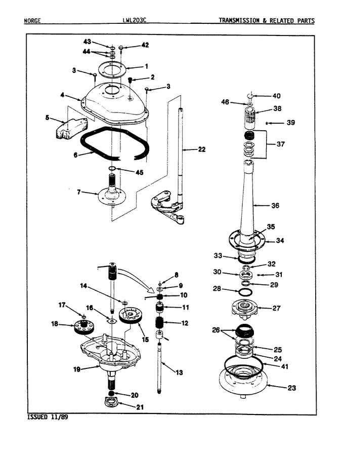 Diagram for LWL203WC