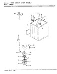 Diagram for 11 - Water Carrying & Pump Assy. (wht)