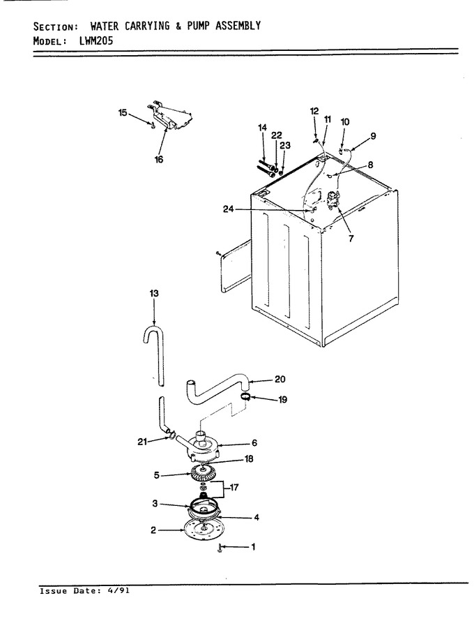 Diagram for LWM205W