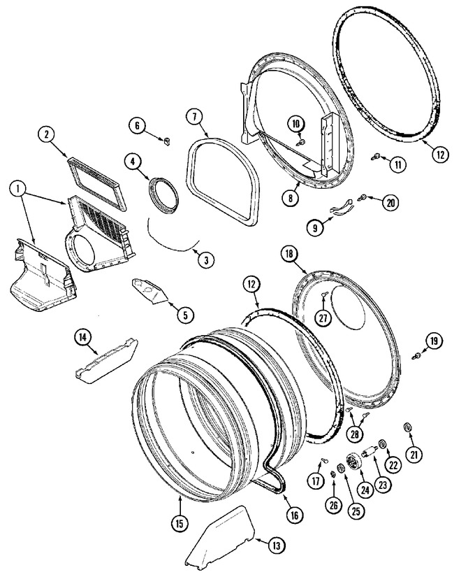 Diagram for MDG16MNSAW