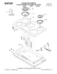 Diagram for 01 - Cooktop Parts