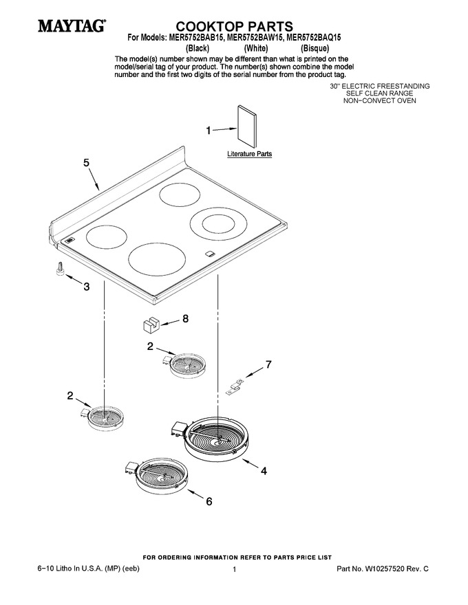 Diagram for MER5752BAQ15