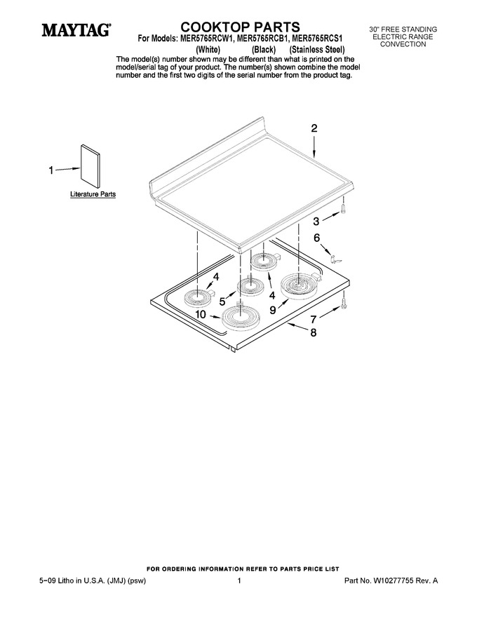 Diagram for MER5765RCW1