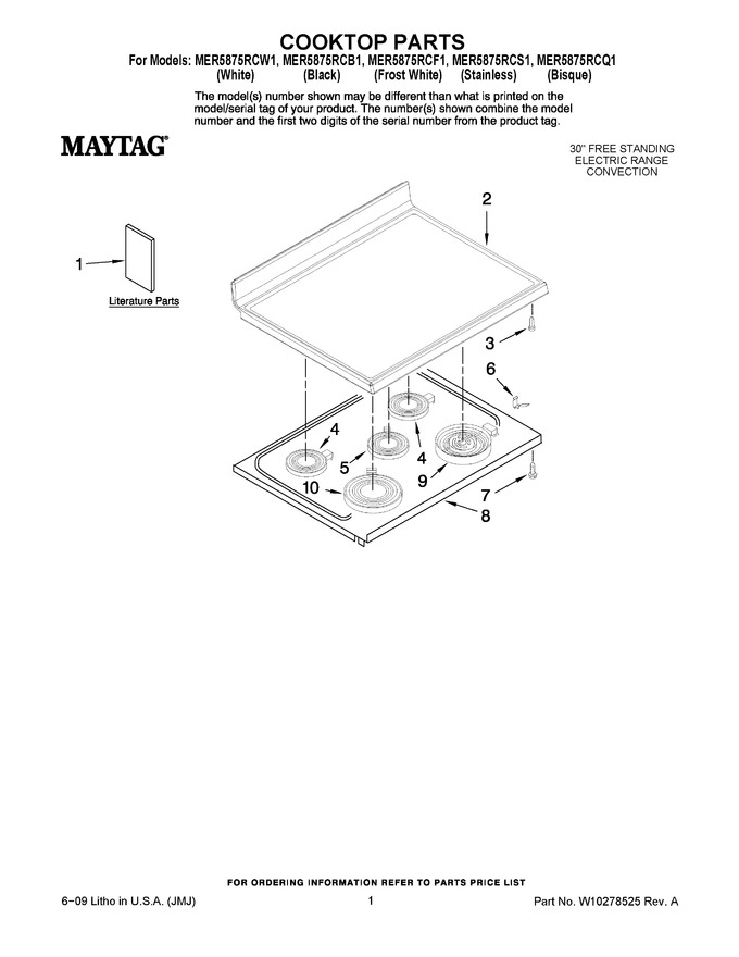 Diagram for MER5875RCB1