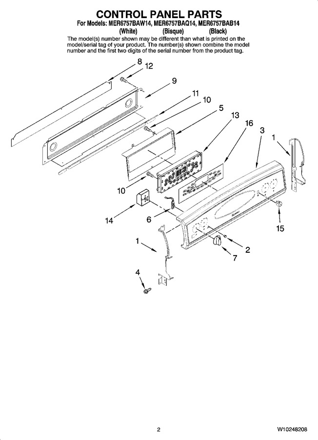 Diagram for MER6757BAW14