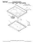 Diagram for 01 - Cooktop Parts