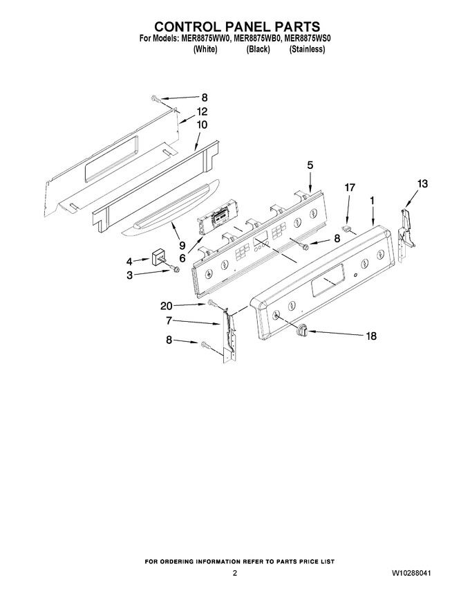 Diagram for MER8875WW0