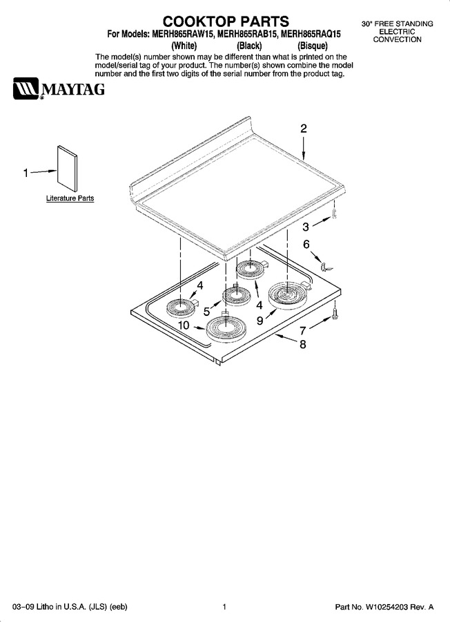 Diagram for MERH865RAQ15