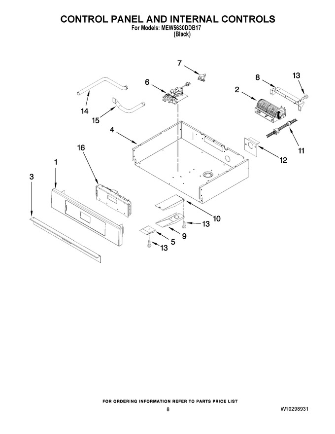 Diagram for MEW5630DDB17