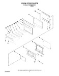 Diagram for 02 - Oven Door Parts