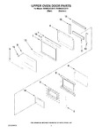 Diagram for 02 - Upper Oven Door Parts