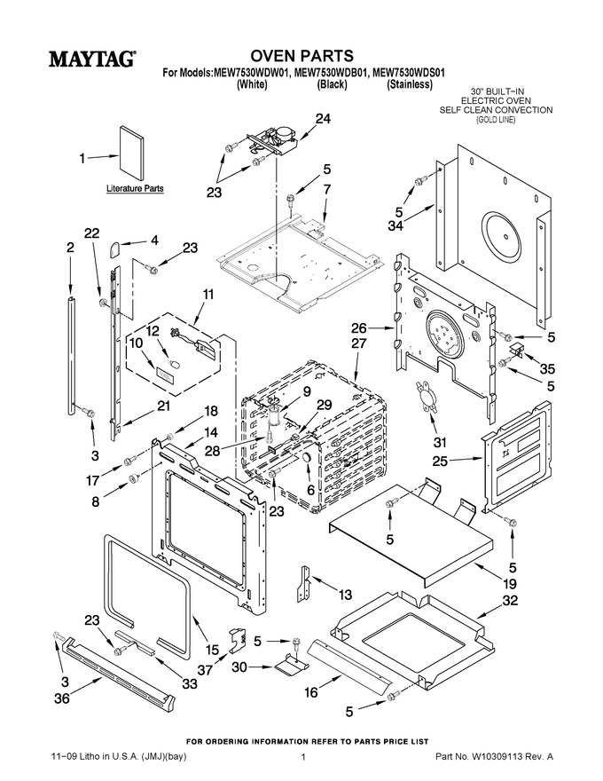 Diagram for MEW7530WDW01