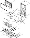 Diagram for 04 - Frz Door/drawer/toe Grille/ctr Hinge