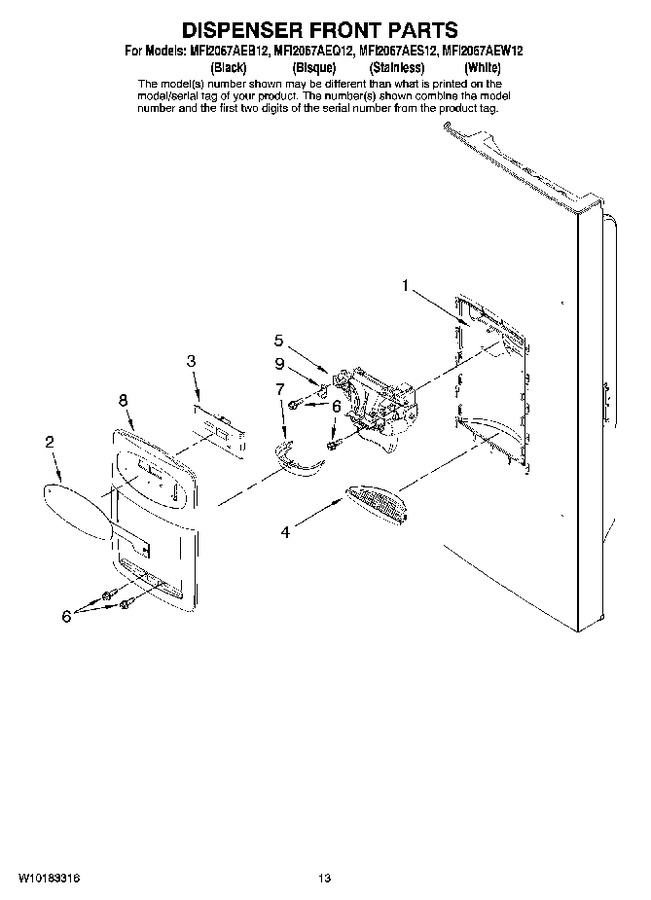 Diagram for MFI2067AEQ12