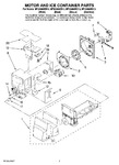 Diagram for 04 - Motor And Ice Container Parts