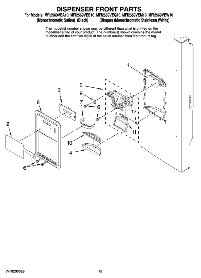 Diagram for MFI2569VEB10