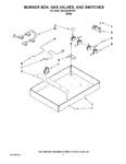 Diagram for 02 - Burner Box, Gas Valves, And Switches