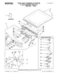 Diagram for 01 - Top And Console Parts