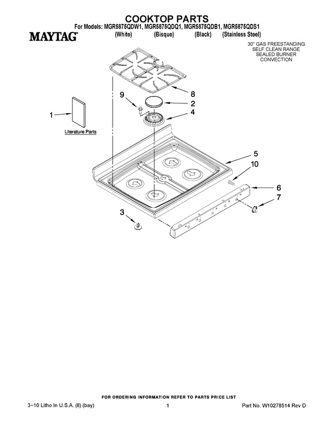 Diagram for MGR5875QDW1